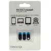 TerraTec PROTECT yourself cobertura para webcam, preto, pack de 3