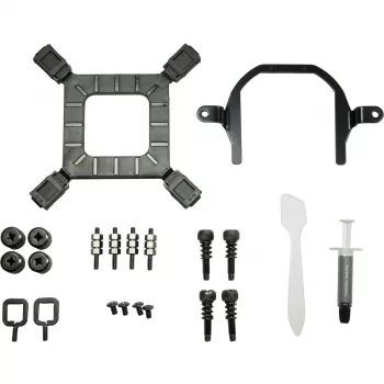 Refrigeração Líquida All-in-One para CPU INTER-TECH Argus Iceman B-240 – ventoinha de 12 cm, rolamento hidráulico, Preto