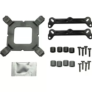 Arrefecedor de Ar INTER-TECH 4P90 Pro Bulk, ventoinha de 92 mm, rolamento hidráulico, 12 V, compatível com AM5/AM4/AMD e vários sockets Intel, preto