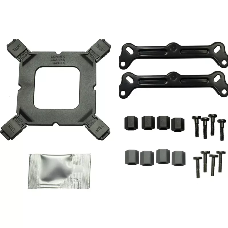 Arrefecedor de Ar INTER-TECH 4P90 Pro Bulk, ventoinha de 92 mm, rolamento hidráulico, 12 V, compatível com AM5/AM4/AMD e vários sockets Intel, preto
