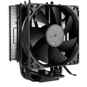 Arrefecedor de Ar INTER-TECH 4P90 Pro Bulk, ventoinha de 92 mm, rolamento hidráulico, 12 V, compatível com AM5/AM4/AMD e vários sockets Intel, preto