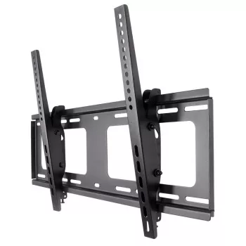Suporte de Parede Manhattan para TV e Monitores (inclinável), para ecrãs de 37 a 65 polegadas, compatibilidade VESA: todas entre 200x200mm e 600x400mm – verifique as dimensões dos quatro orifícios de fixação na parte traseira do ecrã para garantir a compatibilidade, máx. 80kg, Preto, suporte