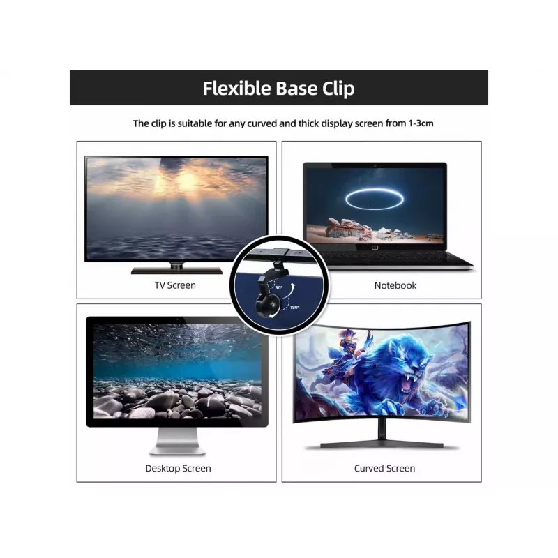 Lâmpada LED USB para Monitor Equip com Controlo Tátil
