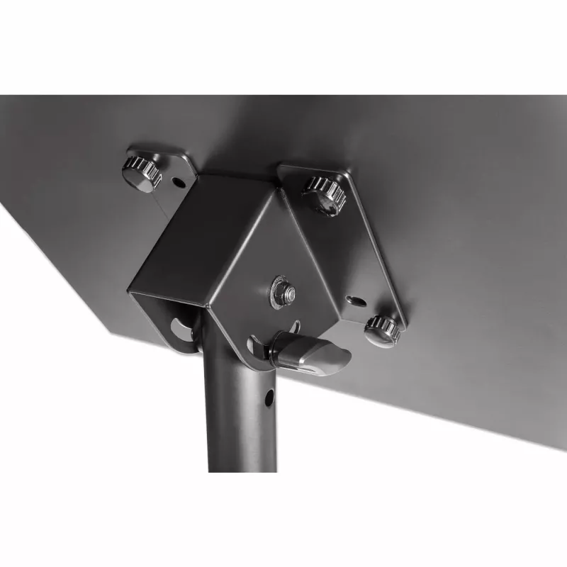 Suporte de Chão Tipo Tripé Manhattan para TV/Monitor/Projetor/Portátil, para ecrãs: 13 a 32 polegadas, compatibilidade VESA: 75x75 e 100x100 mm – verifique as dimensões dos quatro orifícios de fixação na parte traseira do ecrã para garantir a compatibilidade, máx. 15 kg, altura ajustável, Preto, suporte