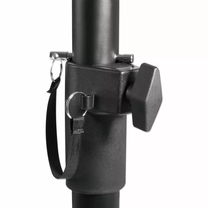 Suporte de Chão Tipo Tripé Manhattan para TV/Monitor/Projetor/Portátil, para ecrãs: 13 a 32 polegadas, compatibilidade VESA: 75x75 e 100x100 mm – verifique as dimensões dos quatro orifícios de fixação na parte traseira do ecrã para garantir a compatibilidade, máx. 15 kg, altura ajustável, Preto, suporte