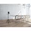 Suporte de Chão Tipo Tripé Manhattan para TV/Monitor/Projetor/Portátil, para ecrãs: 13 a 32 polegadas, compatibilidade VESA: 75x75 e 100x100 mm – verifique as dimensões dos quatro orifícios de fixação na parte traseira do ecrã para garantir a compatibilidade, máx. 15 kg, altura ajustável, Preto, suporte