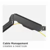 Suporte de Parede para Dois Monitores Equip 17-32 polegadas