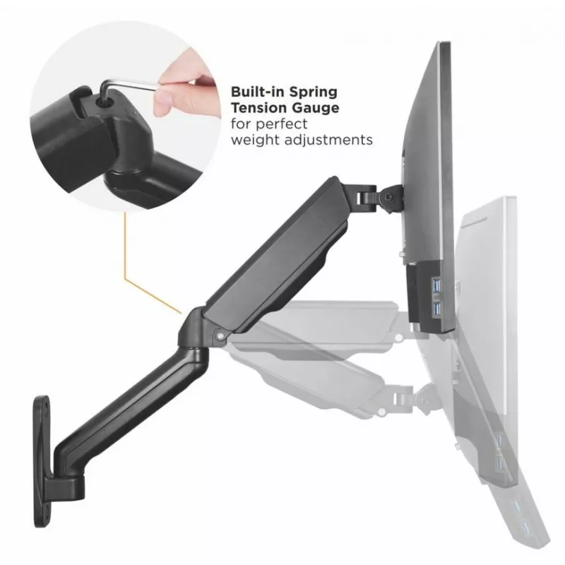 Suporte de Parede para Dois Monitores Equip 17-32 polegadas
