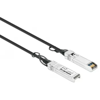 Cabo twinax de ligação direta passivo Intellinet 0,5 m 10G SFP+ 30AWG, compatível com HP 487649-B21
