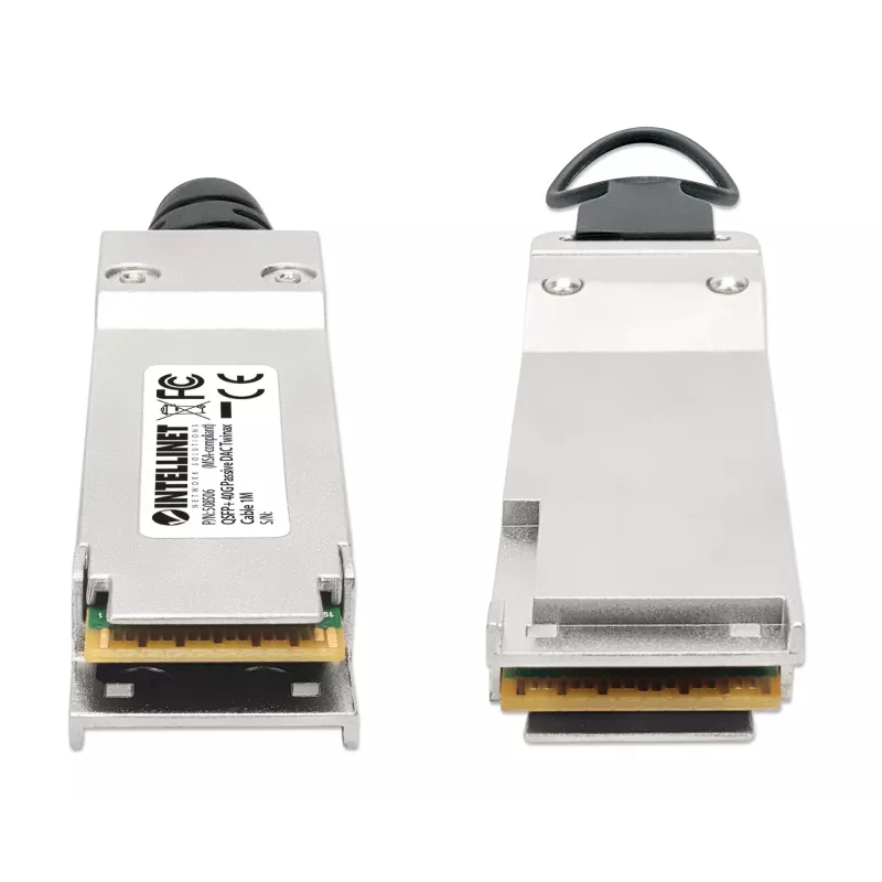 Intellinet 508506 cabo DAC Twinax passivo 40G QSFP+, compatível com MSA, 1 m