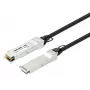 Cabo twinax de ligação direta passivo Intellinet 0,5 m 40G QSFP+ 30AWG MSA QSFP-H40G-CU50CM compatível