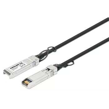 Cabo twinax de ligação direta passivo Intellinet 5m 10G SFP+ 24AWG HP JG081C/ 537963-B21 compatível
