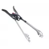 Pinça de cozinha TROIKA BBQ01/ST 450 mm silicone aço inoxidável preto