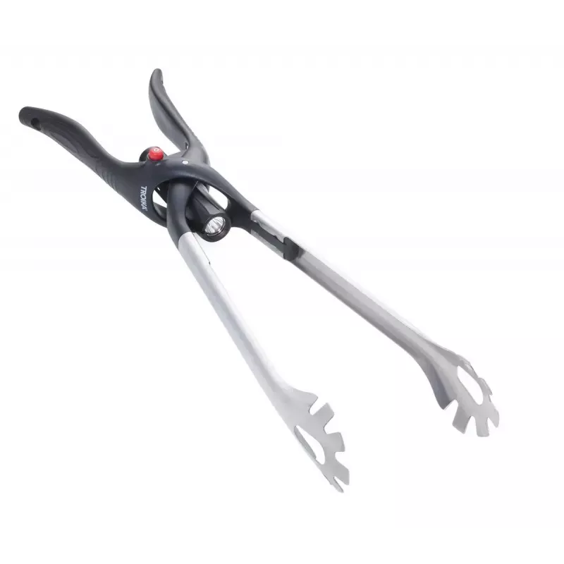Pinça de cozinha TROIKA BBQ01/ST 450 mm silicone aço inoxidável preto