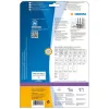 HERMA 10745 etiquetas para lombada de dossiê em papel reciclado, 192 x 38 mm, A4, 20 folhas, branco natural