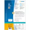 Etiquetas de impressora autocolantes HERMA 10732 branco 9,91x6,77 cm 640 etiquetas