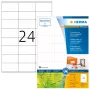 Etiquetas de impressora autocolantes HERMA 10728 branco 7 cm x 3,6 cm