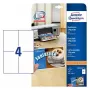 Avery Zweckform C32252-25 postais perfurados imprimíveis em ambos os lados, 148 x 105 mm, 170 g/m², branco mate, 100 cartões