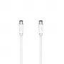 Hama 00205051 cabo coaxial 20 m branco