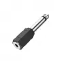 Adaptador de cabo Hama 3,5 mm para 6,3 mm preto prateado 00205195