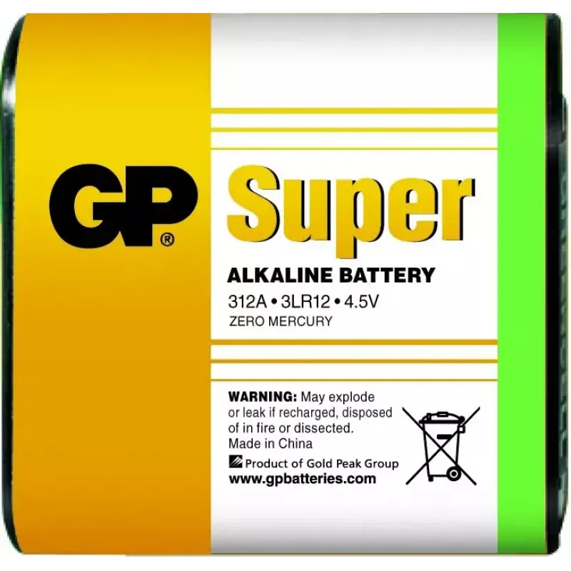 GP Batteries Super Alkaline pilha descartável 4.5V alcalina prismática