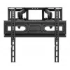 Suporte de parede Manhattan para TV e monitores (Full Motion), para ecrãs de 32 polegadas a 55 polegadas, compatibilidade VESA: todos entre 100x100mm e 400x400mm - verifique as dimensões dos quatro orifícios de montagem na parte de trás do ecrã para garantir que encaixa, máx. 40 kg, preto, suporte, garantia vitalícia
