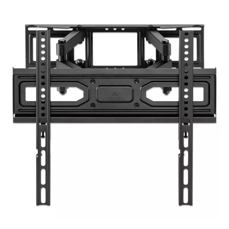 Suporte de parede Manhattan para TV e monitores (Full Motion), para ecrãs de 32 polegadas a 55 polegadas, compatibilidade VESA: todos entre 100x100mm e 400x400mm - verifique as dimensões dos quatro orifícios de montagem na parte de trás do ecrã para garantir que encaixa, máx. 40 kg, preto, suporte, garantia vitalícia