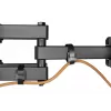 Suporte de parede Manhattan para TV e monitores (Full Motion), para ecrãs de 32 polegadas a 55 polegadas, compatibilidade VESA: todos entre 100x100mm e 400x400mm - verifique as dimensões dos quatro orifícios de montagem na parte de trás do ecrã para garantir que encaixa, máx. 40 kg, preto, suporte, garantia vitalícia