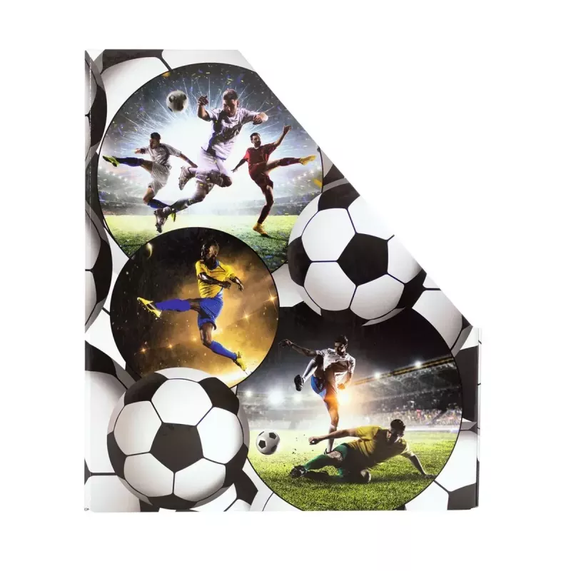 Arquivador de revistas Herma A4 Football 19716 design robusto motivo futebol