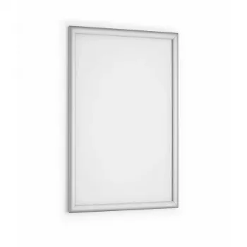 Moldura de parede Durable 500823 450x625mm retangular prateada alumínio