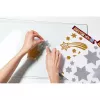 Autocolante decorativo HERMA 15109 dourado reutilizável 14 unidades