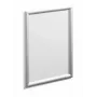 Suporte de parede Durable 479723 278x402 mm retangular prateado alumínio