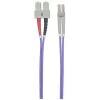 Intellinet 750936 cabo de ligação de fibra ótica, LC para SC, multimodo OM4, 50/125 µm, 3 m