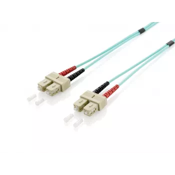 Cabo de rede de fibra ótica patch Equip SC/SC, OM3, 30 m, 30 m, OM3, SC, SC