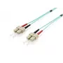 Cabo de rede de fibra ótica patch Equip SC/SC, OM3, 30 m, 30 m, OM3, SC, SC