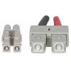 Cabo de rede de fibra ótica patch Intellinet, OM3, LC/SC, 2 m, aqua, duplex, multimodo, 50/125 µm, LSZH, fibra ótica, garantia vitalícia