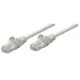 Cabo de rede patch Intellinet, Cat6, 50 m, cinzento, cobre, S/FTP, LSOH/LSZH, PVC, RJ45, contactos banhados a ouro, proteção da patilha, proteção contra dobras moldada, garantia vitalícia