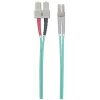 Cabo patch de fibra ótica Intellinet, OM3, LC/SC, 1 m, água, duplex, multimodo, 50/125 µm, LSZH, fibra ótica, garantia vitalícia