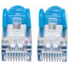 Intellinet 741088 cabo de rede de alto desempenho, RJ45 para RJ45, cabo em bruto Cat7 / fichas Cat6A, S/FTP, 10 m, livre de halogéneos, sem ganchos, azul