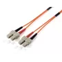 Cabo patch de fibra ótica Equip SC/SC, OS2, 1 m, OS2, SC, SC