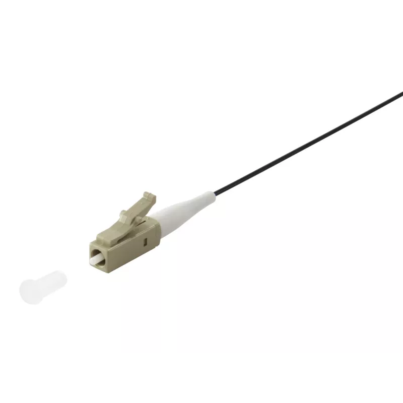 Pigtail de fibra ótica Equip LC/PC, OM3, 1,0 m