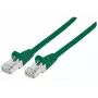 Intellinet 741071 cabo de rede de alto desempenho, RJ45 para RJ45, cabo em bruto Cat7 / fichas Cat6A, S/FTP, 10 m, livre de halogéneos, sem ganchos, verde
