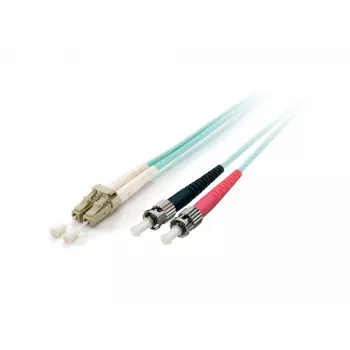 Cabo patch de fibra ótica Equip LC/ST, OM3, 15 m, OM3, LC, ST
