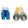 Cabo patch de fibra ótica Intellinet, OS2, LC/ST, 2 m, amarelo, duplex, monomodo, 9/125 µm, LSZH, fibra, garantia vitalícia