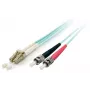 Cabo de patch de fibra ótica Equip LC/ST, OM3, 10 m, 10 m, OM3, LC, ST