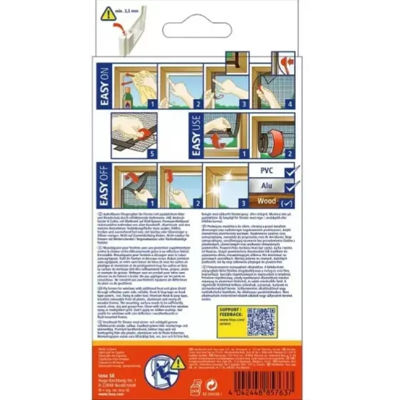 Rede mosquiteira para janela TESA Insect Stop 55806-00021-00