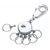 TROIKA PATENT KYR60/CH porta-chaves, prateado, brilhante