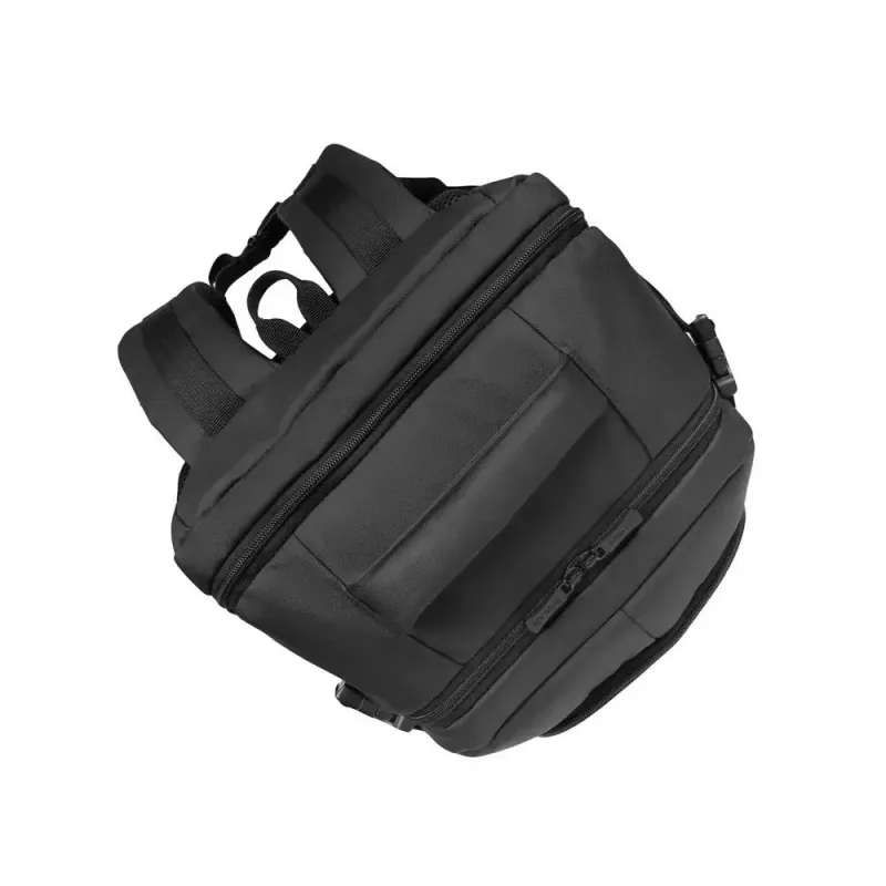 Mochila de lazer Rivacase Tegel 8465 preta poliéster ecológica