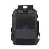 Mochila de lazer Rivacase Tegel 8465 preta poliéster ecológica