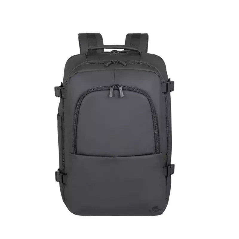 Mochila de lazer Rivacase Tegel 8465 preta poliéster ecológica
